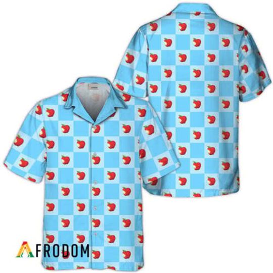 Discover Angry Orchard Checkerboard Printed Hawaiian Shirt