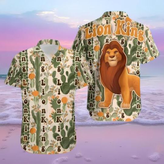 Discover Lion King 3D Printed Hawaiian Shirt Lion King Summer Gift