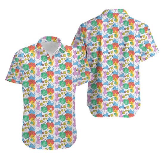 Discover DnD Cat shirt Hawaiian Shirt