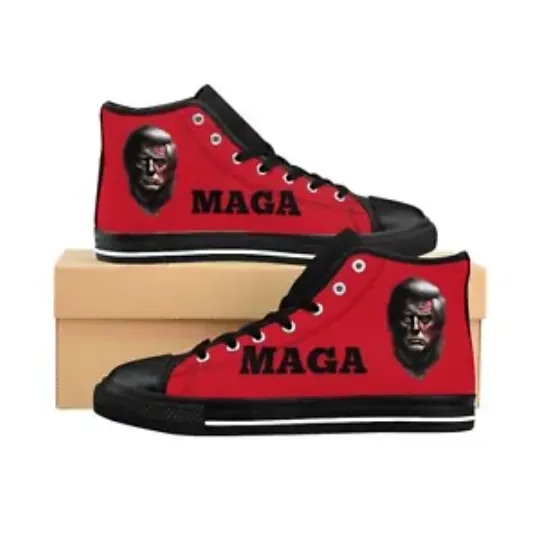 Discover Maga Trump election president Women's Classic Sneakers