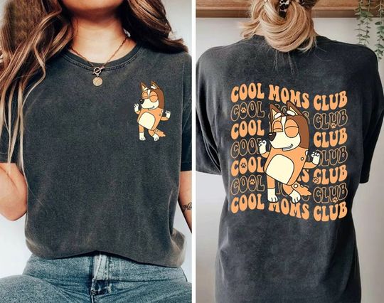 Discover BlueyDad Cool Mom Club Shirt, BlueyDad Cool Mom Shirt,Chilli Heeler Shirt