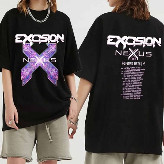 Discover Excision - The Nexus Tour 2024 Shirt, Excision 2024 Concert Shirt