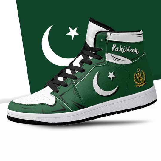Discover Pakistan Flag Basketball Shoes, National Flag, Pakistan, Pakistan Shoes