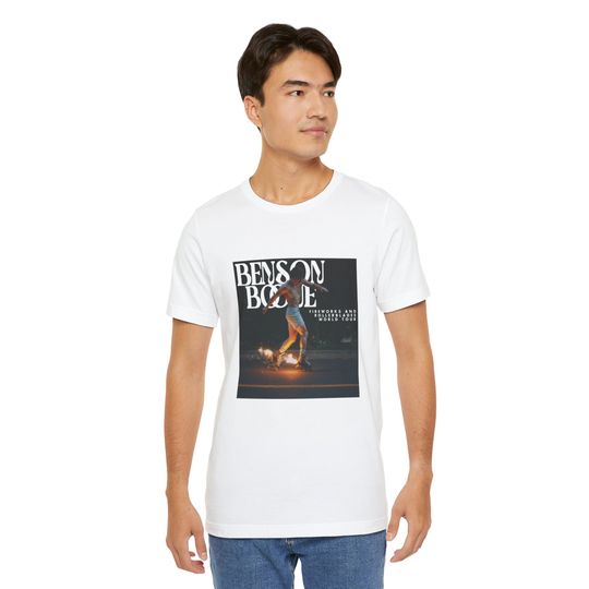 Discover Benson Boone 2024 World Tour Fireworks and Rollerblades Thirst Shirt