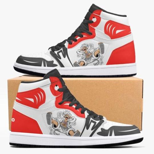 Discover Luffy Gear 4 JD1 Anime Shoes Mid Top Sneakers