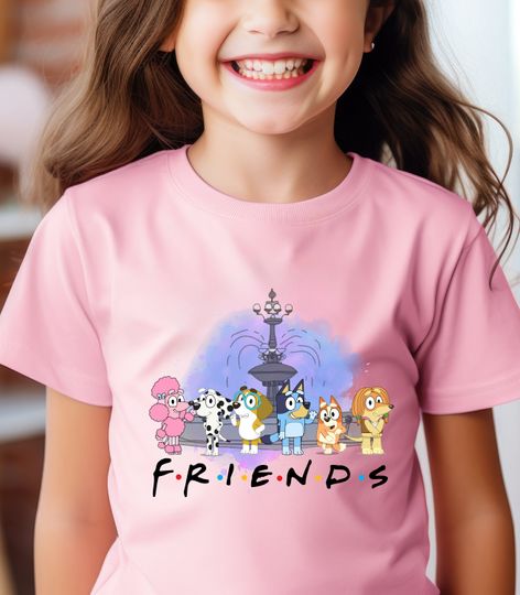 Discover BlueyDad & Friends T-Shirt - BlueyDad T-shirt, Friends T-shirt
