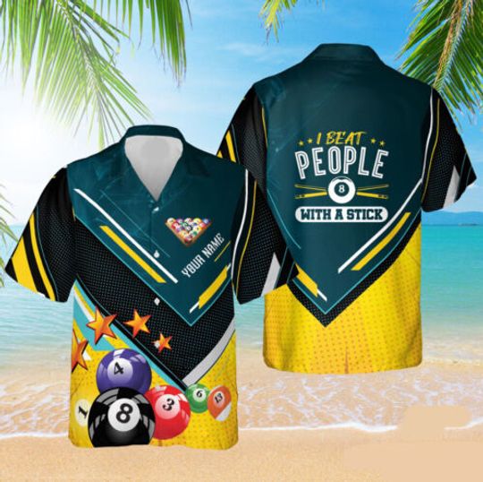 Discover Billiard I Beat People Hawaiian Shirt Billard Hawaii Shirt Billiards Shirt