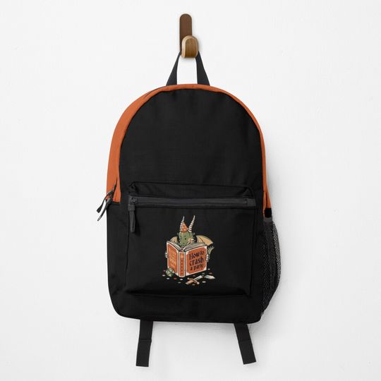 Discover Dragon Reading a Book RPG Party Crashing by Tobe Fonseca Backpack