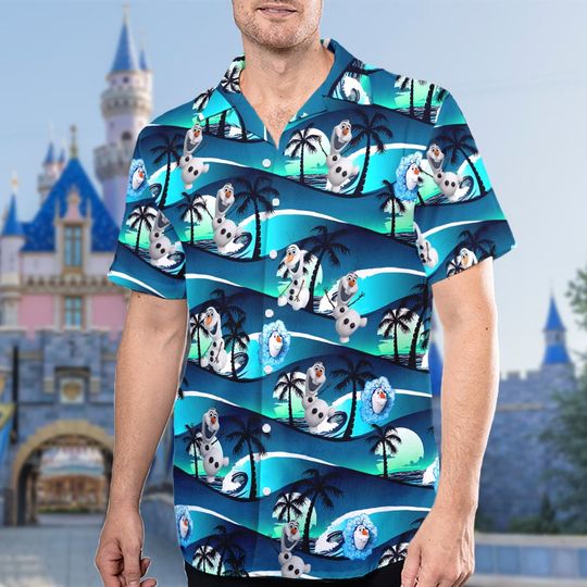 Discover Snowman Hawaiian Shirt, Froze Land Hawaiian Shirt, Cute Snowman Shirt