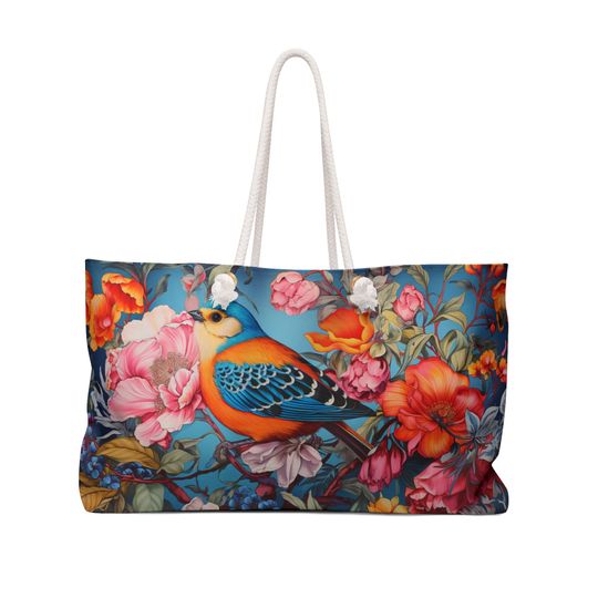 Discover European Elegance Song Bird Weekender Bag