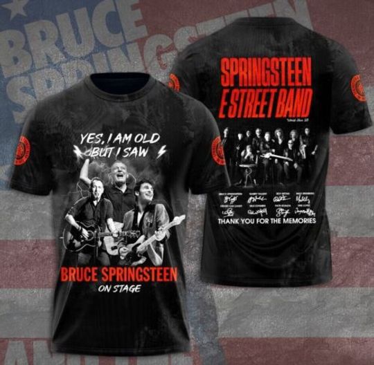 Discover Bruce Springsteen And E Street Band Tour 2024 All Over Print 3D Unisex