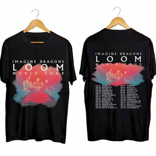 Discover Imagine Dragons - Loom Tour 2024 Shirt, Imagine Dragons Band Fan Shirt
