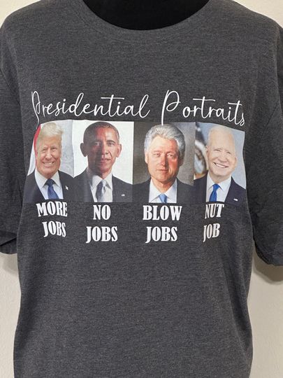 Discover Presidential Portrait Shirt - Sarcastic Shirt - Women's Tee - Mens Shirts