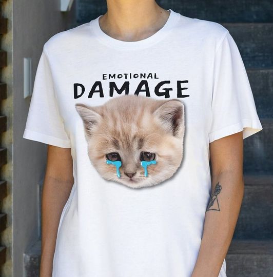 Discover Emotional Damage Meme Cat T-Shirt