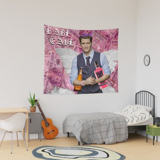 Discover the babe cave Tapestry