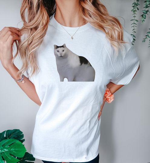Discover Huh Cat Cat Saying Huh Tiktok T-Shirt