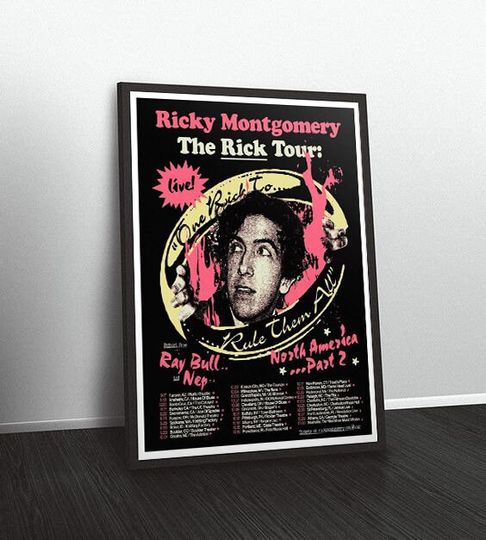 Discover 2024 Ricky Montgomery The Rick Tour Poster