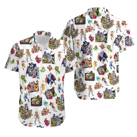 Discover 80s Cartoon Hawaiian Shirt