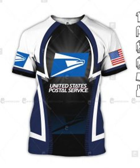 Discover Postal Worker 3D All Over Printed T-shirt