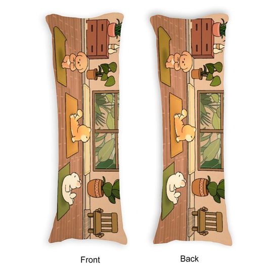Discover Kawaii Pillowcase, Yoga Dogs Cats House Body Pillowcase