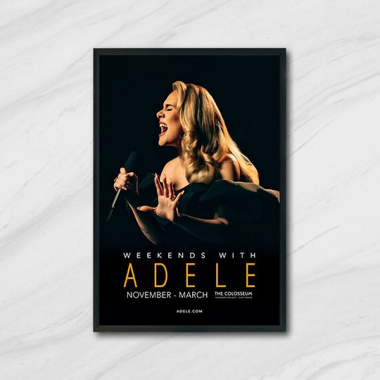 Discover Adele Announces Final 2024 Dates Of Weekends With Adele Las Poster