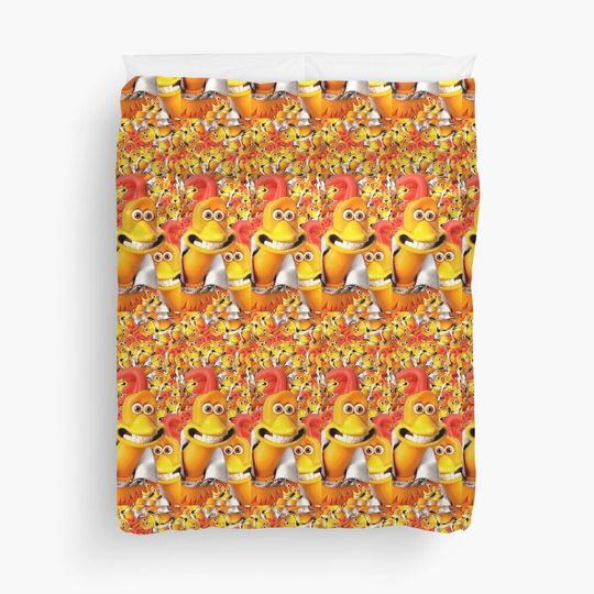 Discover Rocky the Flying Rooster Duvet Cover