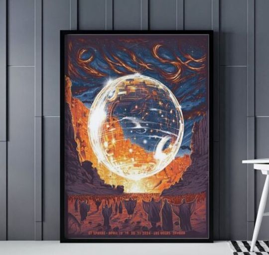 Discover Phish Sphere Las Vegas, Phish Summer Tour 2024 Poster