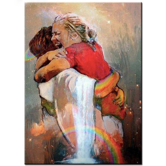 Discover Mercy God's Hug Diamond Painting Photo