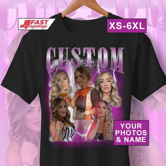 Discover Personalised Bootleg t shirt, Girlfriend t shirt Personalised, Vintage tshirt