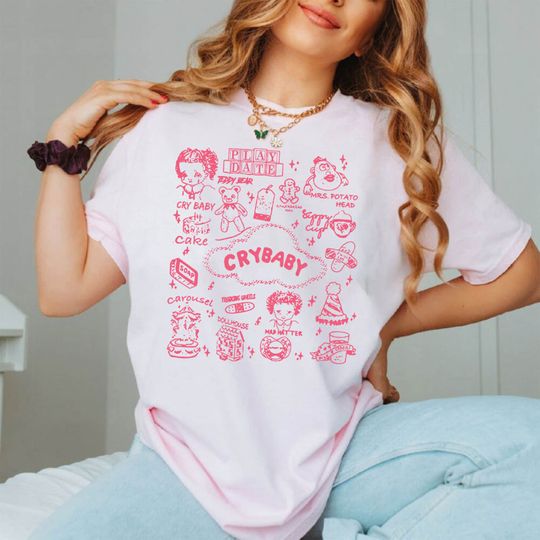 Discover Vintage Melanie Martinez Cry Baby Album Shirt