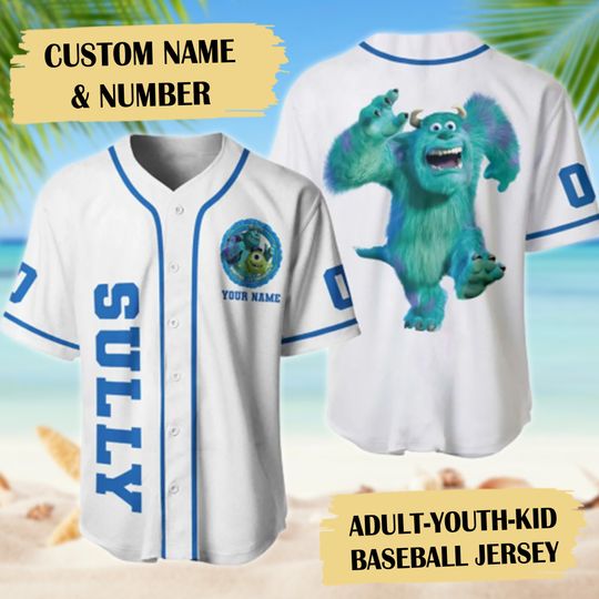 Discover Monster Baseball Movie Jersey