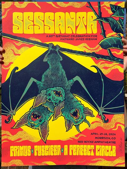 Discover Sessanta Red Rocks April 25-26 2024 Poster