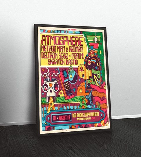 Discover Atmosphere Red Rocks Amphitheatre Co Aug 16 2024 Poster