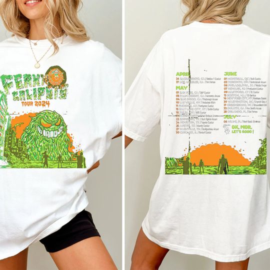 Discover ferxxocalipsis tour 2024 feid ferxxo graphic USA tour tee ferxxo album shirt