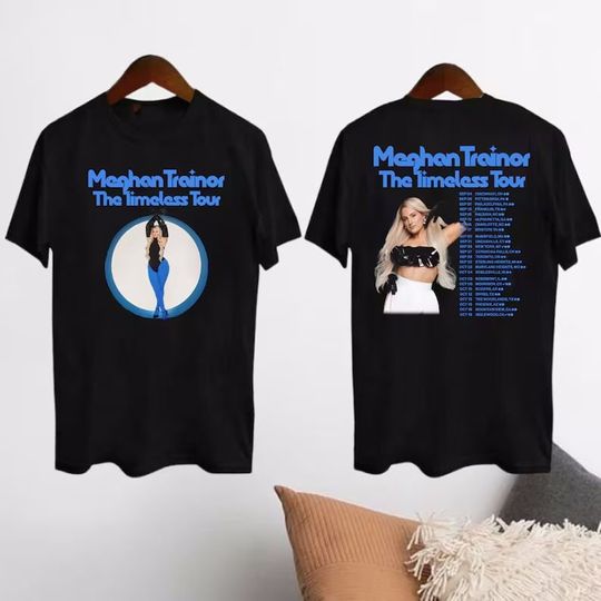 Discover Meghan Trainor Shirt, Meghan Trainor The Timeless Tour 2024 T-Shirt