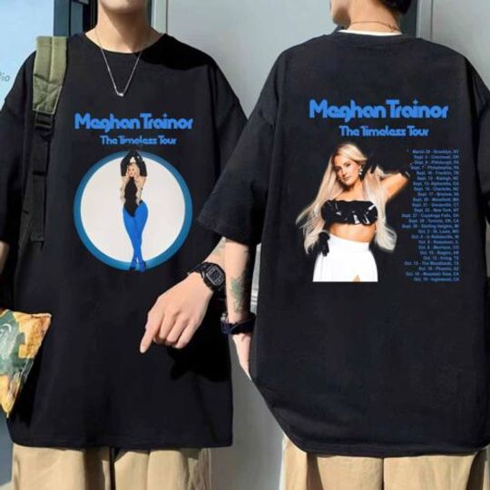 Discover Meghan Trainor The Timeless Tour 2024 T-Shirt  Meghan Trainor 2024 Concert Tee