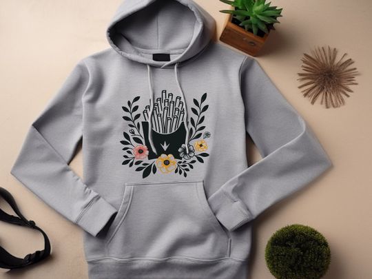 Discover Flower French Fries Hoodie