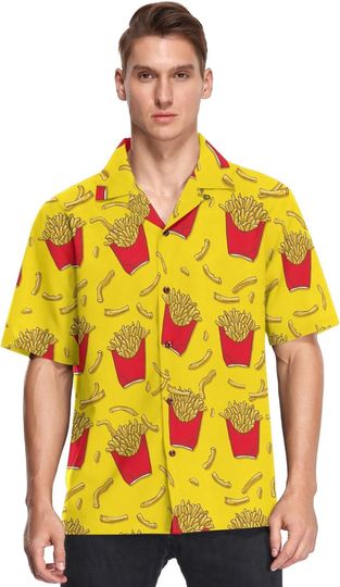 Discover Hot French Fries Hawaiian Shirt