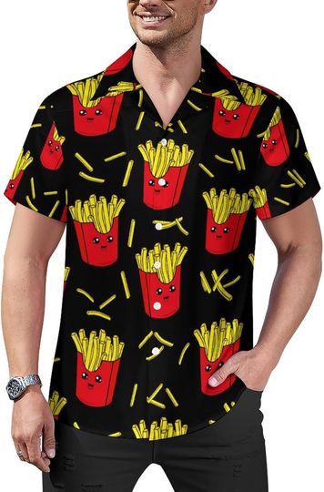 Discover Cute French Fries Hawaiian Shirt
