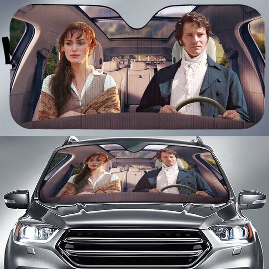 Discover Pride And Prejudice Car Sunshade Fitzwilliam Darcy