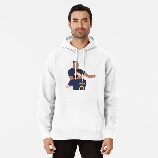 Discover Mbappe and Giroud celebration Pullover Hoodie, Mbappe Unisex Hoodie
