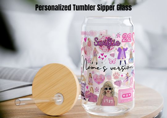 Discover Iced Coffee Cup Glass Frosted Tumblers