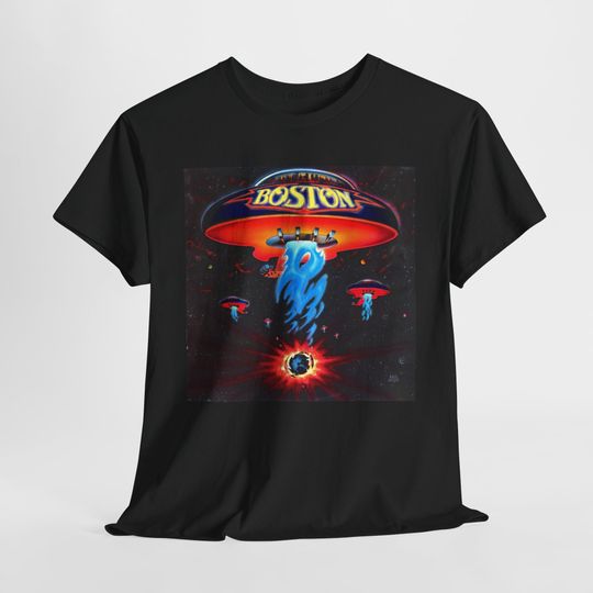 Discover Boston Band poster album cover T shirt