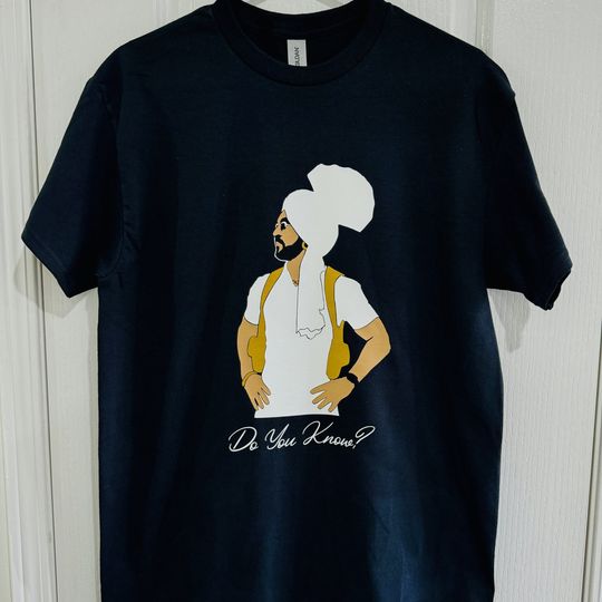 Discover Diljit Dosanjh Custom Punjabi - Black T-Shirt Tee