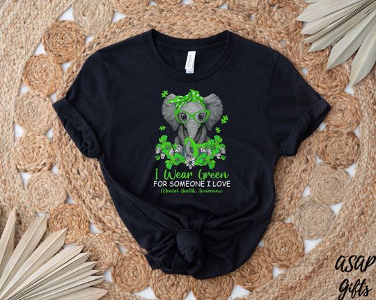 Discover I Wear Green For Someone I Love Mental Health Awareness Shirt