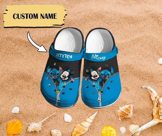 Discover Mouse And Blue Dog Clog, Mouse Movie Clogs, Series Movie Sandals, Blue Dog Sandals