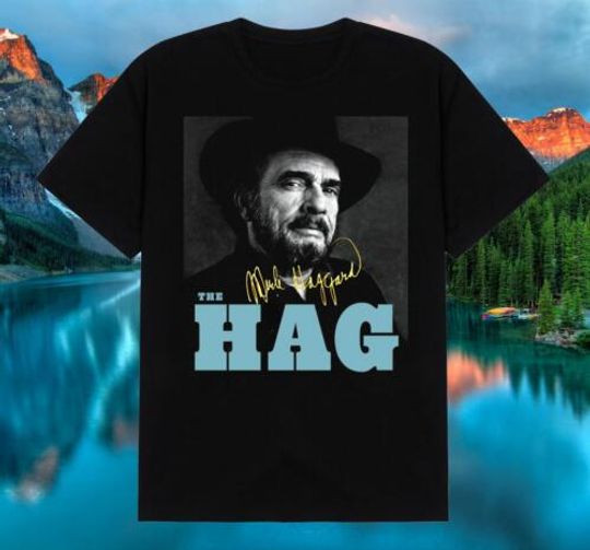 Discover Merle Haggard signature T shirt