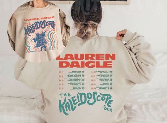 Discover Lauren Daigle The Kaleidoscope Tour Vintage 90s 2024 Concert Sweatshirt