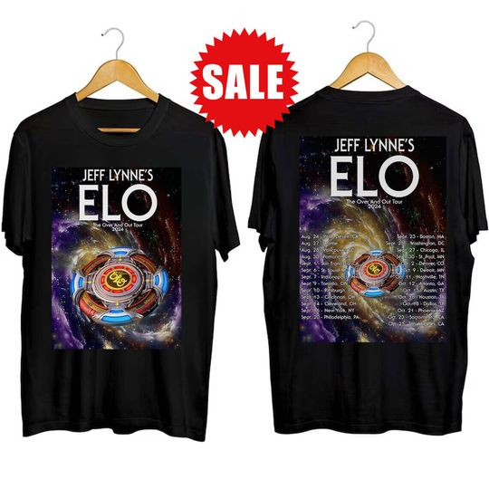 Discover ELO The Over and Out Tour T-Shirt, Jeff Lynne's ELO The Over and Out Tour 2024 Shirt