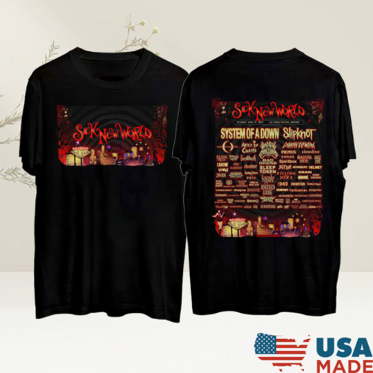 Discover Sick New World at Las Vegas Festival 2024 T Shirt